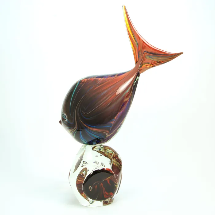 Earrings Brama Fish Murano Glass Tagliapietra Andrea