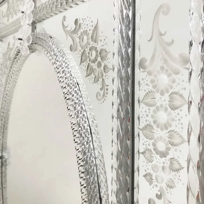 Earrings MuranoVItrum Home Decor Mirror 600 line S MARCO Art 3012