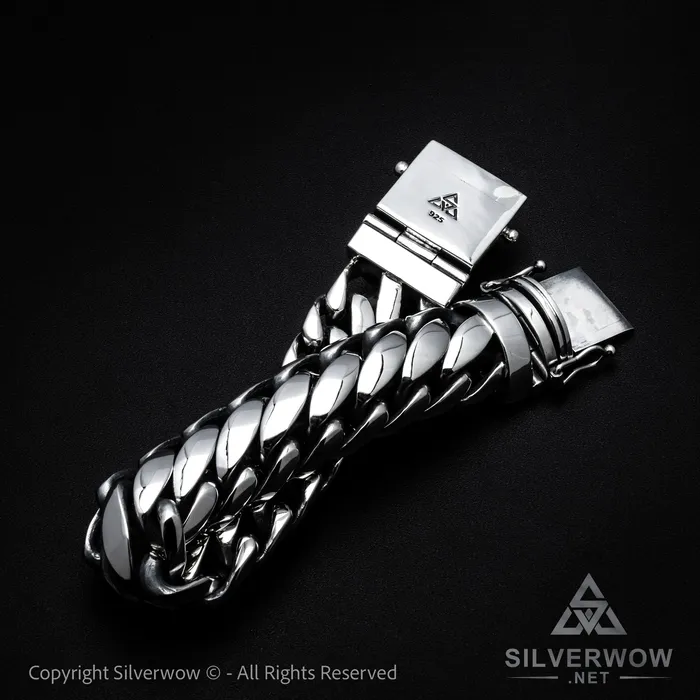 silverwow Woven Snake Bracelet 20 mm Bracelets