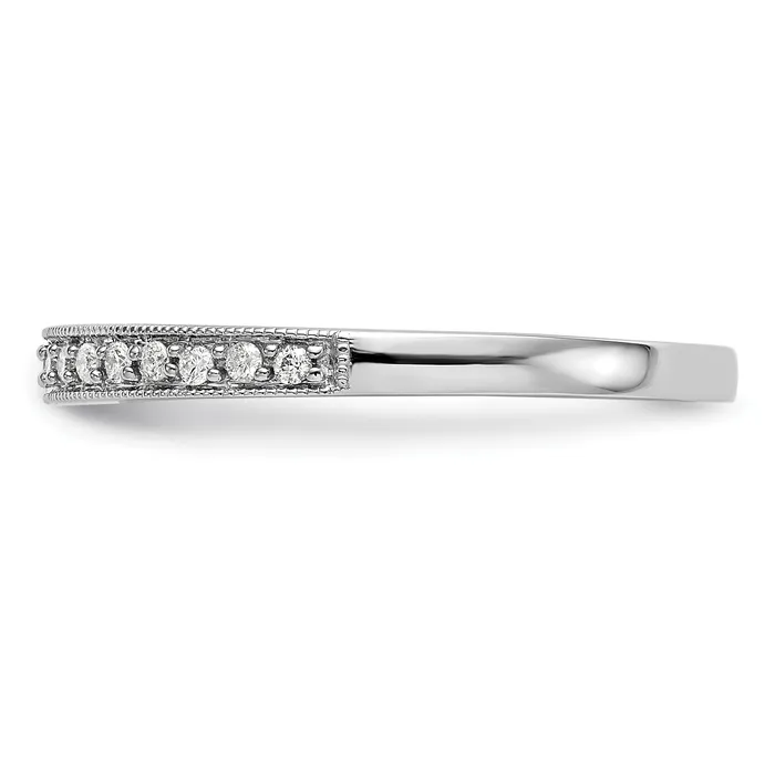 14k White Gold 16 Ct Lab Grown Diamond VSSI G Wedding Band Ring Goldia Rings