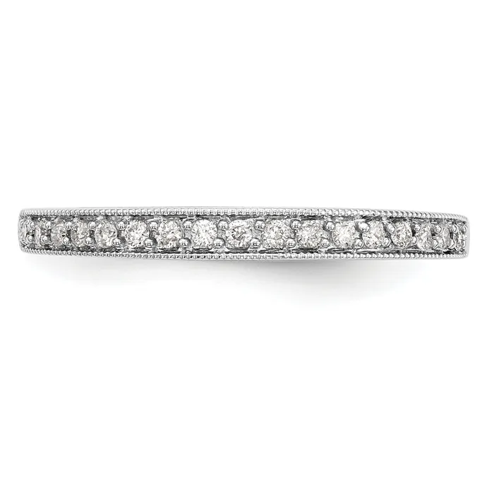14k White Gold 16 Ct Lab Grown Diamond VSSI G Wedding Band Ring Goldia Rings