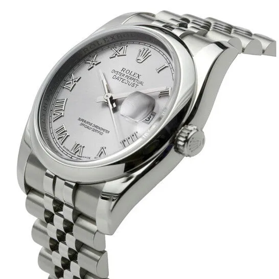 Bracelets JMS always Original Rolex Datejust 36 Rhodium Dial Stainless Steel Jubilee Bracelet Automatic Mens Watch 116200RRJ Bracelets JMS always Original Rolex Datejust 36 Rhodium Dial Stainless Steel Jubilee Bracelet Automatic Mens Watch 116200RRJ