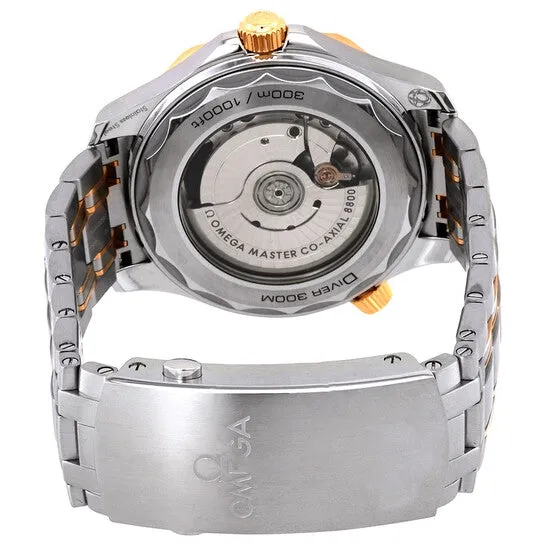 JMS always Original Omega Seamaster Sedna Blue Dial Steel and 18kt Yellow Gold Watch 21020422003001 Watches