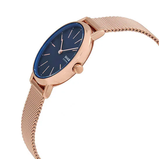JMS always Rings Original Skagen Signatur Lille Quartz Rose Goldtone Ladies Watch SKW2837