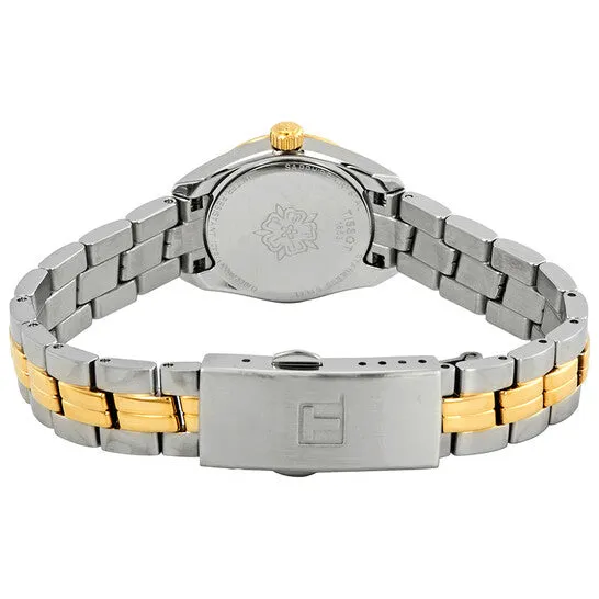 JMS always Rings Original Tissot PR 100 White Mother of Pearl Dial Twotone Ladies Watch T1010102211100