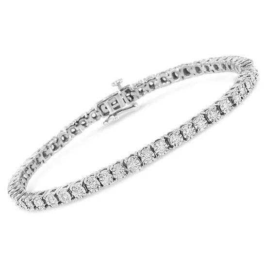 Original 925 Sterling Silver 10 Cttw Lab Grown Diamond IllusionSet Miracle Plate Tennis Bracelet GH Color VS1VS2 Clarity Size 725 JMS always Bracelets Original 925 Sterling Silver 10 Cttw Lab Grown Diamond IllusionSet Miracle Plate Tennis Bracelet GH Color VS1VS2 Clarity Size 725 JMS always Bracelets