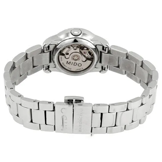 Original Mido Baroncelli III Automatic Silver Dial Ladies Watch M0100071103309 JMS always Watches Original Mido Baroncelli III Automatic Silver Dial Ladies Watch M0100071103309 JMS always Watches