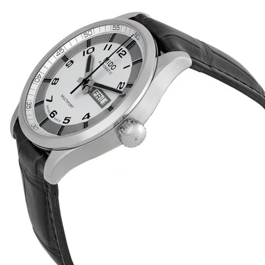 Original Mido Multifort Automatic White Dial Leather Mens Watch M0054301603200 JMS always Watches Original Mido Multifort Automatic White Dial Leather Mens Watch M0054301603200 JMS always Watches