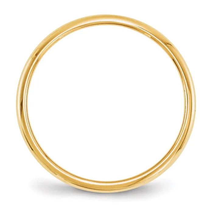 Solid 10K Yellow Gold 2mm Half Round MensWomens Wedding Band Ring Size 105 Goldia Rings Solid 10K Yellow Gold 2mm Half Round MensWomens Wedding Band Ring Size 105 Goldia Rings