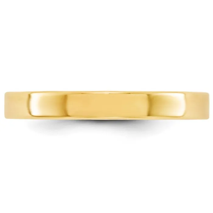 Solid 18K Yellow Gold 3mm Light Weight Flat MensWomens Wedding Band Ring Size 105 Goldia Rings Solid 18K Yellow Gold 3mm Light Weight Flat MensWomens Wedding Band Ring Size 105 Goldia Rings