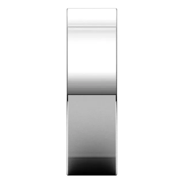 14K White Gold 6 mm Square Comfort Fit Wedding Band TreasureFineJewelers Rings