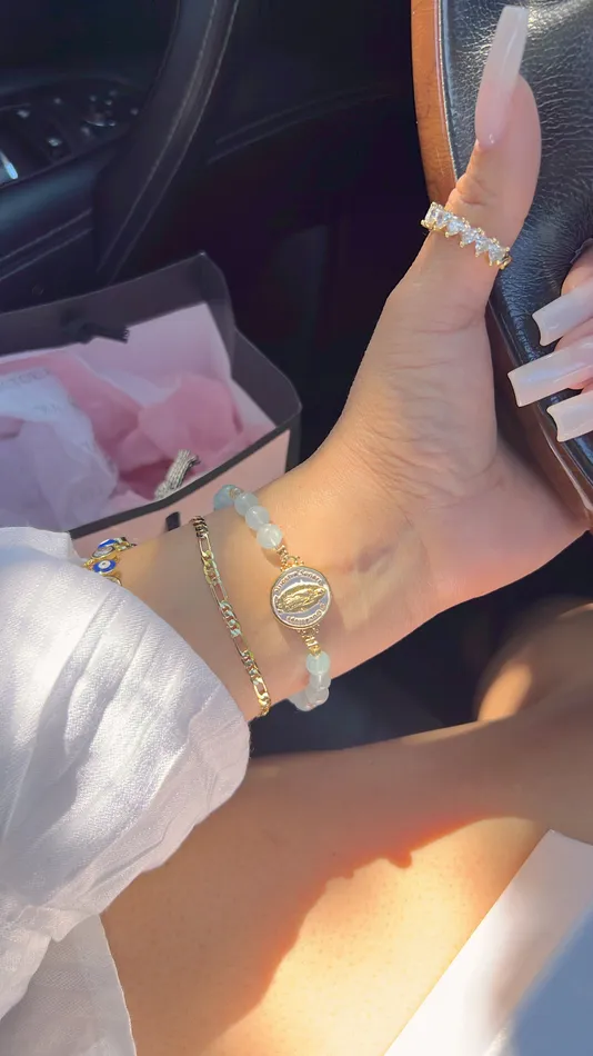 MP Jewelry Bracelets Classic Gold Chain Bracelet Figaro