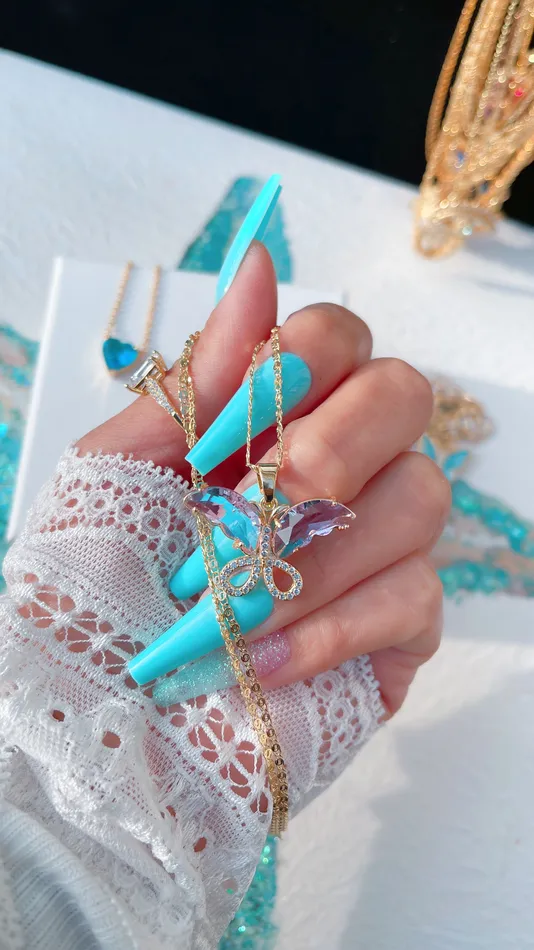 Necklaces MP Jewelry Lavender Butterfly Necklace